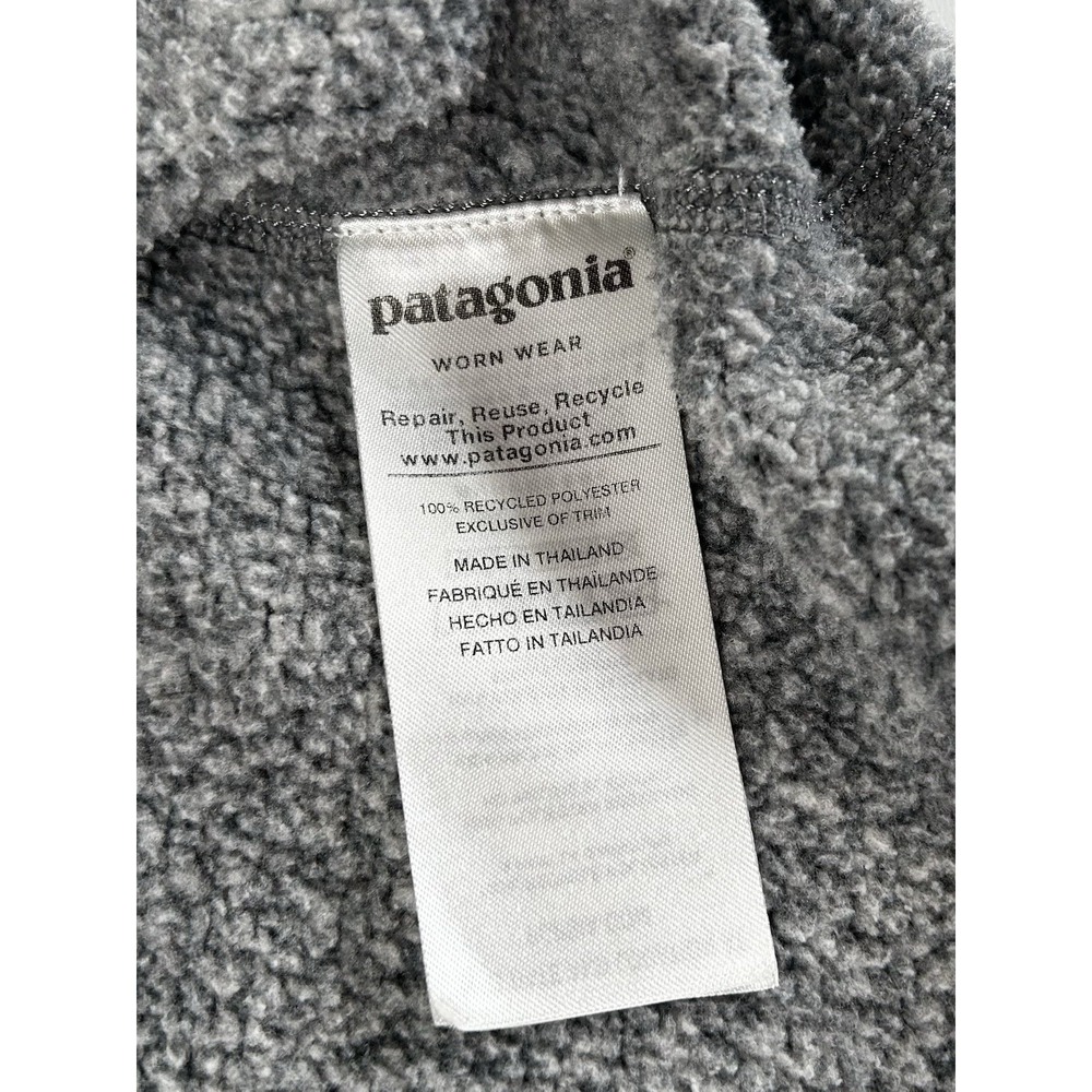 Patagonia Better Sweater 1/4 Zip Fleece Men's XL Nickel With Forge Grey - Picture 7 of 10
